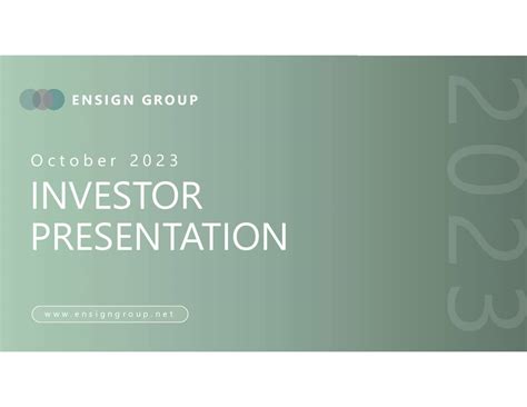 Ensign Group: Q3 Earnings Snapshot